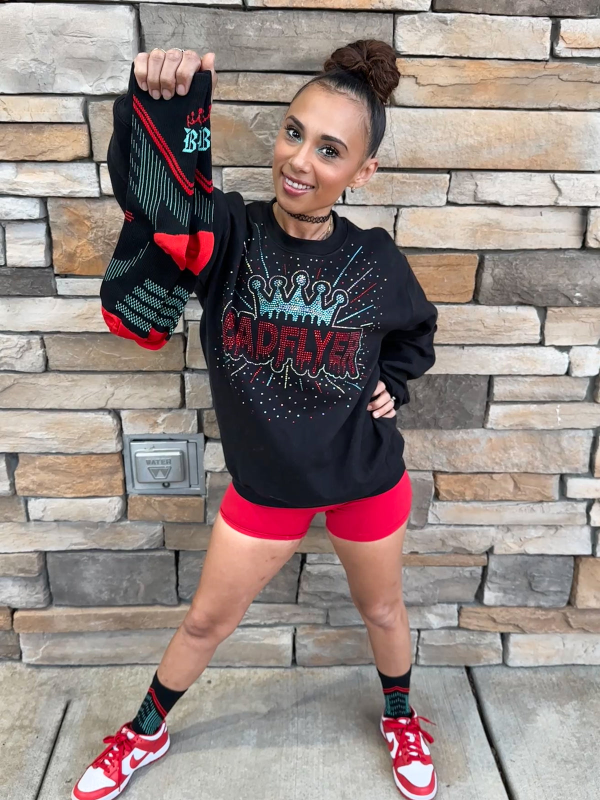 BadFlyer Crown Performance Socks cheer socks