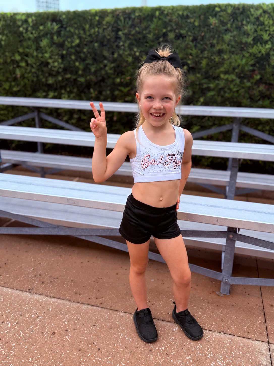 BadFlyer Vault cheer apparel collection