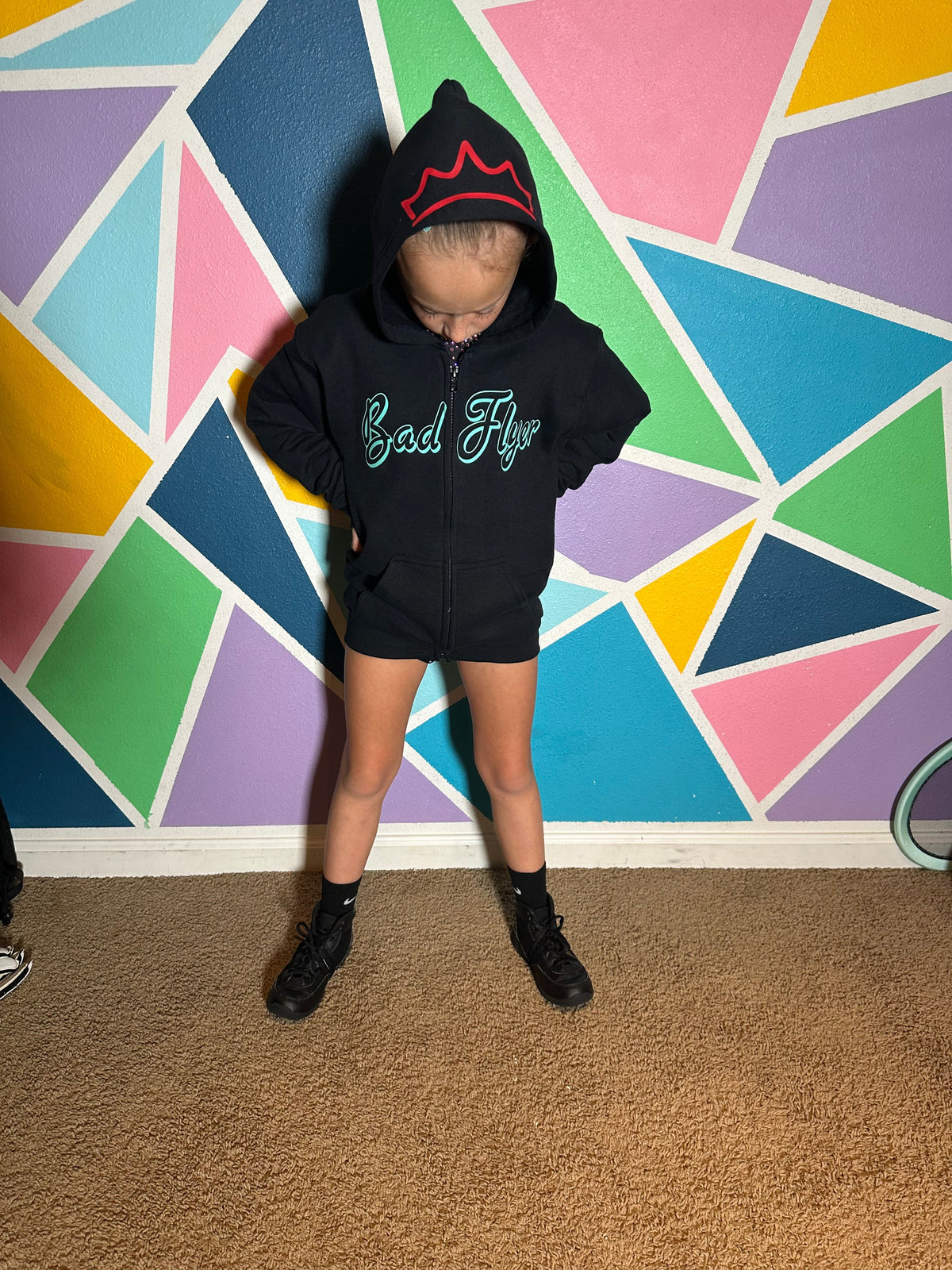 BadFlyer cheer hoodie and outerwear