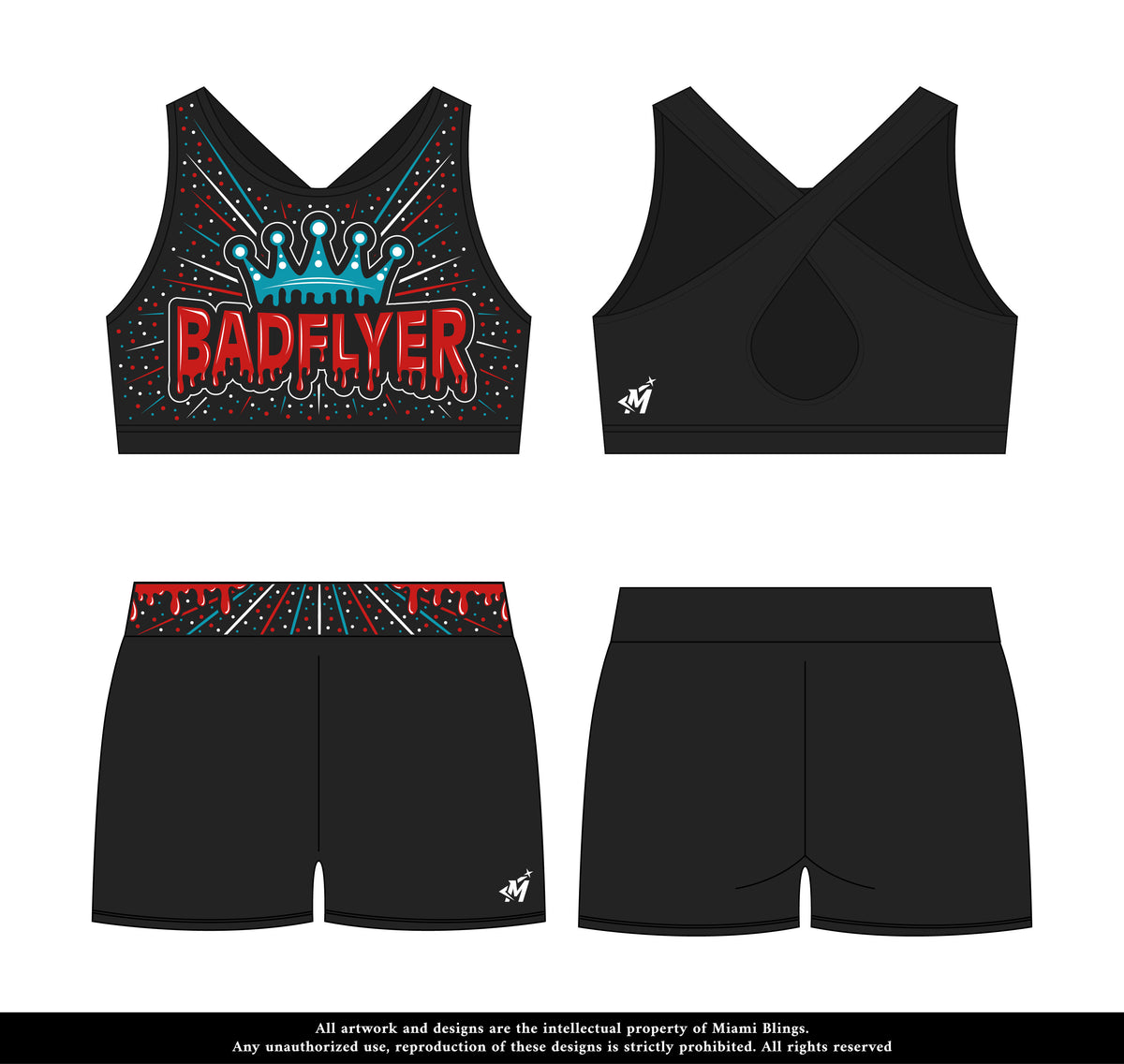 BadFlyer x Miami Bling apparel detail