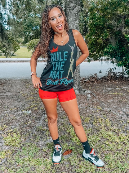 BadFlyer Rule the Mat Tank cheerleading tank