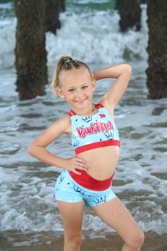 BadFlyer x Rebel La Corona cheer practicewear