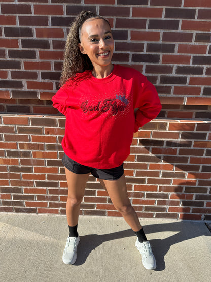 BadFlyer Bling Crew Encore sweatshirt cheer apparel