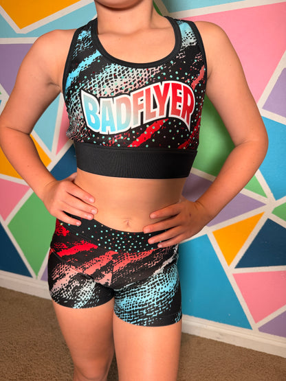 BadFlyer x Rebel The Wild Set practicewear detail