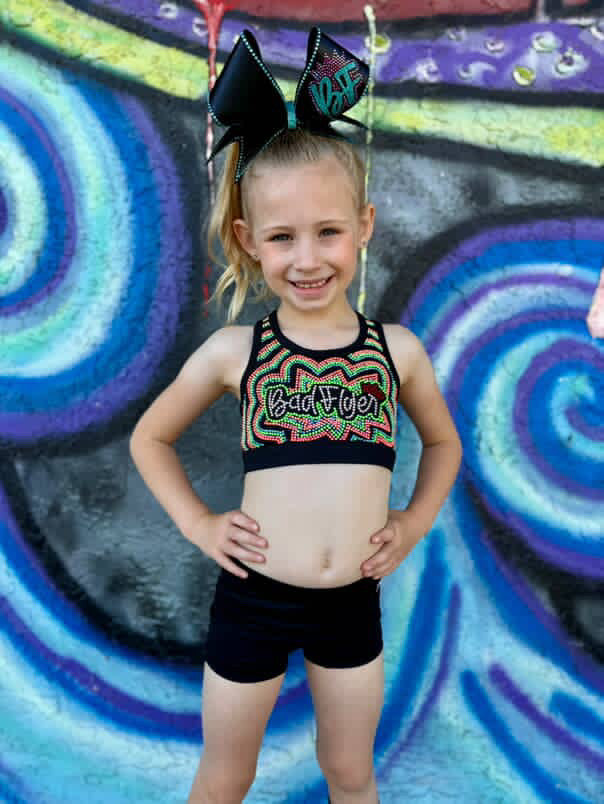 BadFlyer x Rebel JewelLuxe Cosmic Wave cheer practicewear