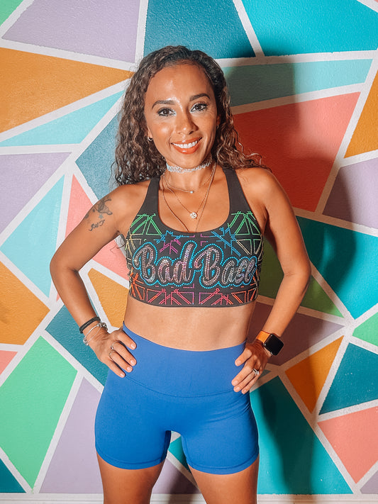 BadBase x Raleigh Rhinestones cheer apparel