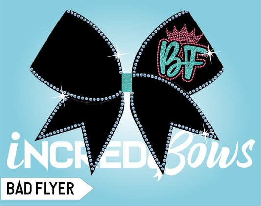 BadFlyer cheer bow alternate view