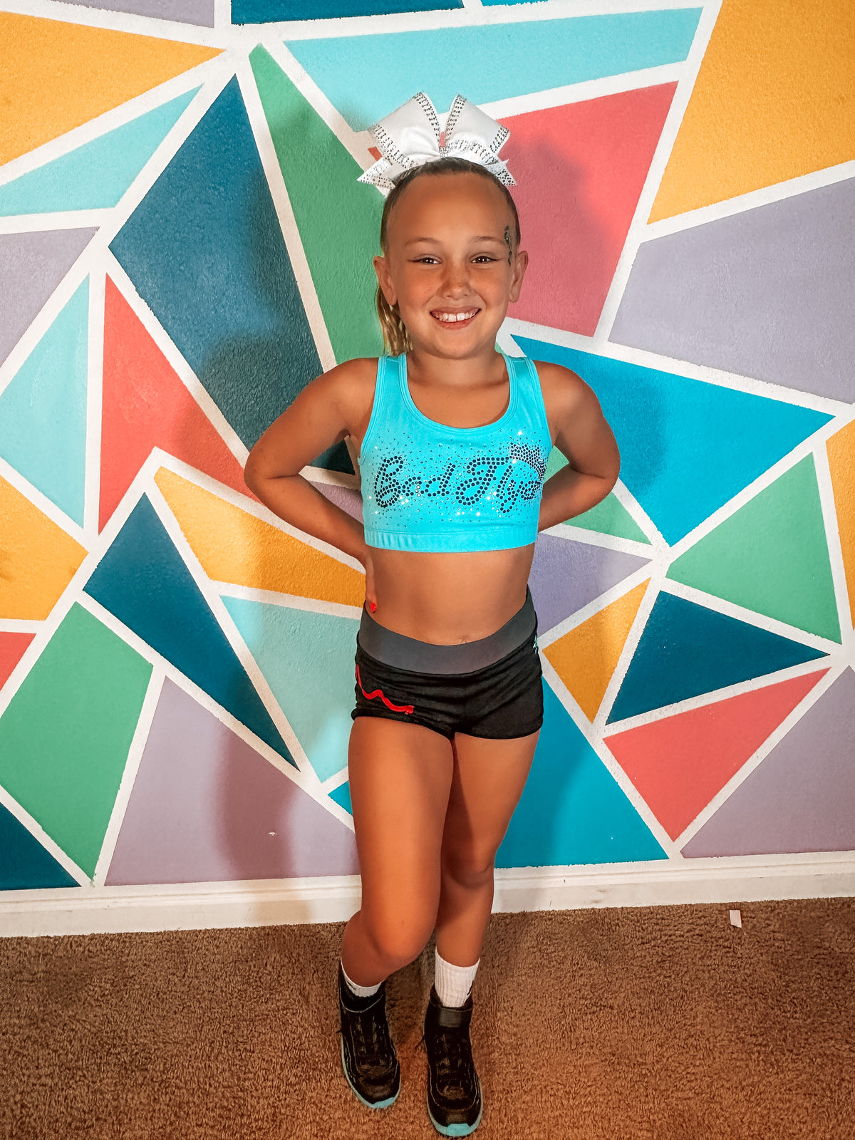 BadFlyer Remix Bra cheer practicewear